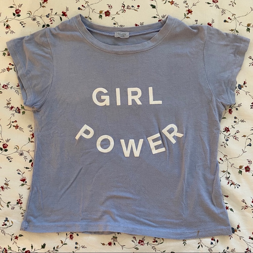 Brandy Melville Girl Power Crop Top